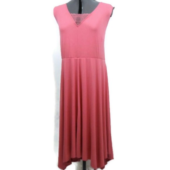 NWT Lane Bryant Rose Colored Swing Tank Dress - Picture 8 of 8